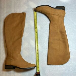 Sole Society Andie over the knee nukuk suede riding boots.